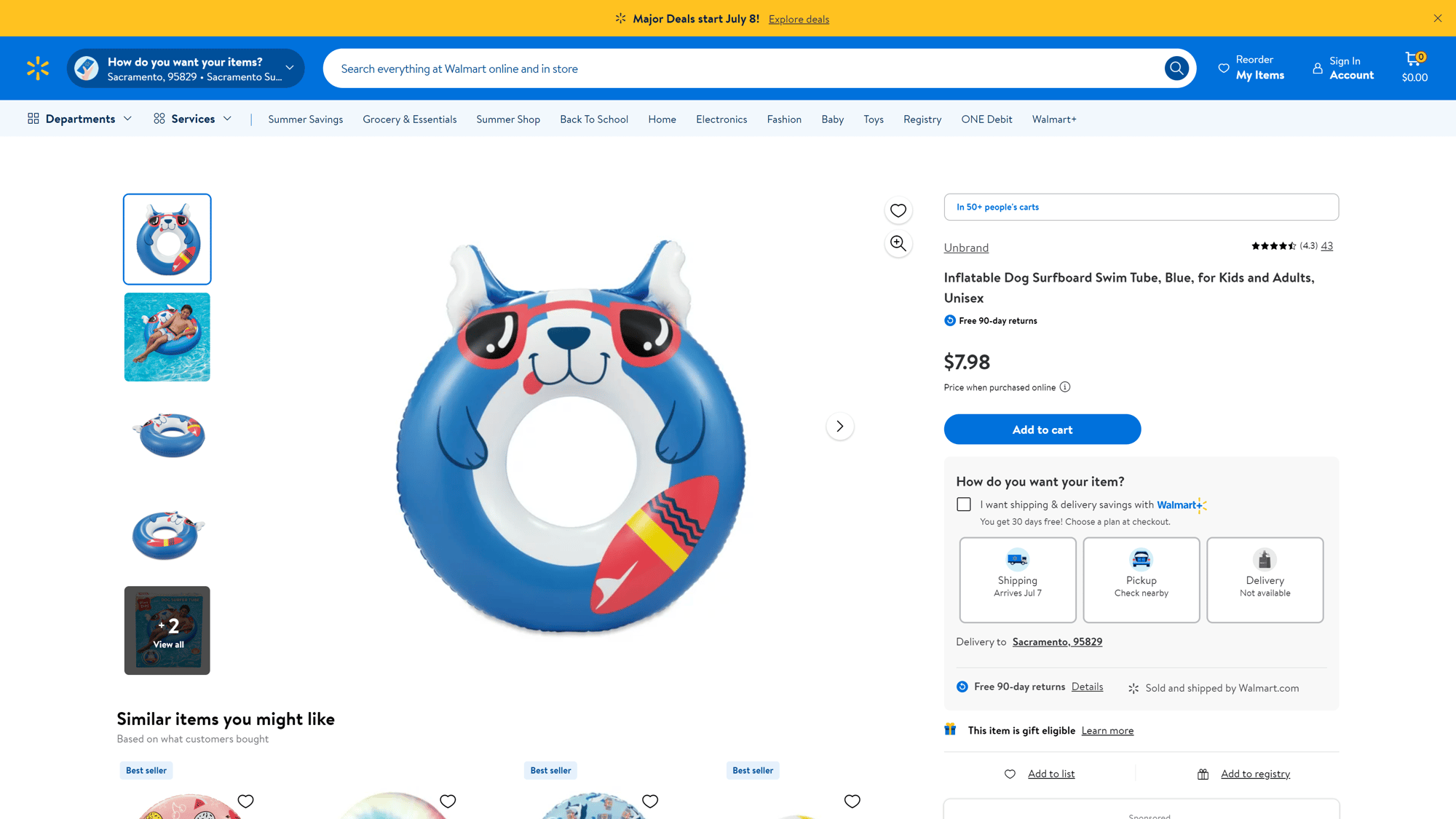 Item Spec listing